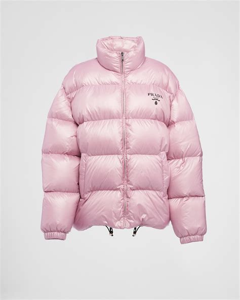 pink prada puffer jacket|Prada sleeveless puffer jacket.